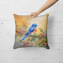 Load image into Gallery viewer, Bluebird Throw Pillow