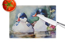 Load image into Gallery viewer, Bufflehead Glass Cutting Boards – Durable, Decorative Kitchen Art