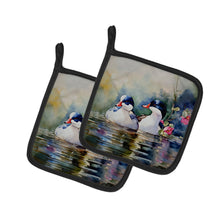Load image into Gallery viewer, Bufflehead Pot Holders - Set of 2 Decorative Kitchen Helpers | Made in the USA