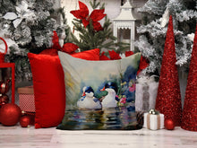 Load image into Gallery viewer, Bufflehead Throw Pillow - 14x14 Decorative Pillow – Art for Your Home &amp; Patio