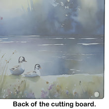 Load image into Gallery viewer, Bufflehead Glass Cutting Boards – Durable, Decorative Kitchen Art