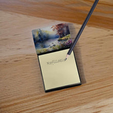 Load image into Gallery viewer, Bufflehead Sticky Note Holder- Refiilable Desk Accessory Note Pad