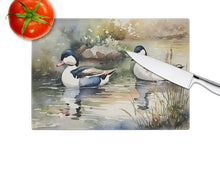 Load image into Gallery viewer, Bufflehead Glass Cutting Boards – Durable, Decorative Kitchen Art
