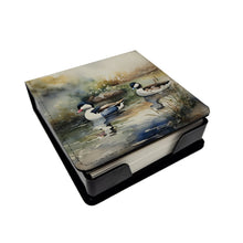 Load image into Gallery viewer, Bufflehead PU Leather Note Paper Holder