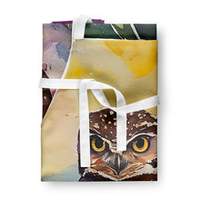 Load image into Gallery viewer, Burrowing Owl Apron – Artist-Designed Kitchen, BBQ &amp; Craft Apron