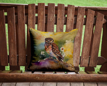 Load image into Gallery viewer, Burrowing Owl Throw Pillow - 14x14 Decorative Pillow – Art for Your Home &amp; Patio