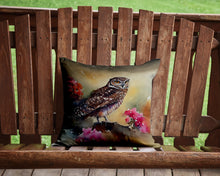 Load image into Gallery viewer, Burrowing Owl Throw Pillow - 14x14 Decorative Pillow – Art for Your Home &amp; Patio