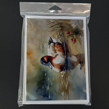 Load image into Gallery viewer, Canvasback Greeting Cards - Blank Note Cards – 8-Pack of Artist-Designed Cards with Envelopes