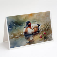 Load image into Gallery viewer, Canvasback Greeting Cards - Blank Note Cards – 8-Pack of Artist-Designed Cards with Envelopes