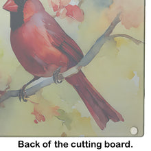 Load image into Gallery viewer, Cardinal Glass Cutting Boards – Durable, Decorative Kitchen Art