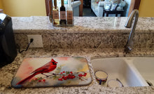 Load image into Gallery viewer, Cardinal Dish Drying Mat