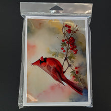 Load image into Gallery viewer, Cardinal Greeting Cards - Blank Note Cards – 8-Pack of Artist-Designed Cards with Envelopes