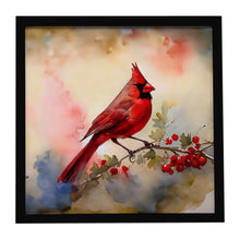 Load image into Gallery viewer, Cardinal Framed Metal Print