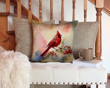 Load image into Gallery viewer, Cardinal Throw Pillow - 14x14 Decorative Pillow – Art for Your Home &amp; Patio