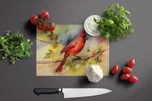 Load image into Gallery viewer, Cardinal Glass Cutting Boards – Durable, Decorative Kitchen Art