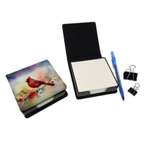 Load image into Gallery viewer, Cardinal PU Leather Note Paper Holder