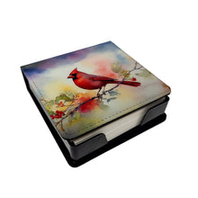 Load image into Gallery viewer, Cardinal PU Leather Note Paper Holder