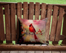 Load image into Gallery viewer, Cardinal Throw Pillow - 14x14 Decorative Pillow – Art for Your Home &amp; Patio