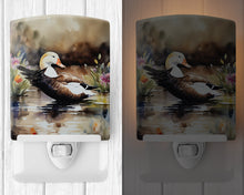 Load image into Gallery viewer, Common Eider Duck Ceramic Night Light