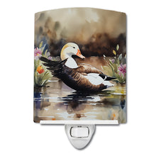 Load image into Gallery viewer, Common Eider Duck Ceramic Night Light