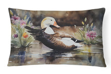 Load image into Gallery viewer, Common Eider Duck Throw Pillow