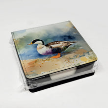 Load image into Gallery viewer, Common Eider Duck PU Leather Note Paper Holder