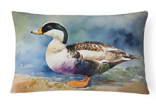 Load image into Gallery viewer, Common Eider Duck Throw Pillow