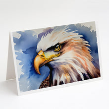 Load image into Gallery viewer, Eagle Greeting Cards - Blank Note Cards – 8-Pack of Artist-Designed Cards with Envelopes