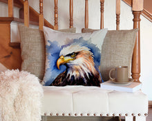 Load image into Gallery viewer, Eagle Throw Pillow - 14x14 Decorative Pillow – Art for Your Home &amp; Patio