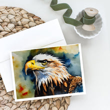 Load image into Gallery viewer, Eagle Greeting Cards - Blank Note Cards – 8-Pack of Artist-Designed Cards with Envelopes