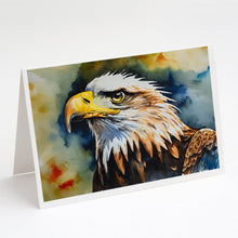 Load image into Gallery viewer, Eagle Greeting Cards - Blank Note Cards – 8-Pack of Artist-Designed Cards with Envelopes