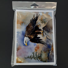 Load image into Gallery viewer, Eagle Greeting Cards - Blank Note Cards – 8-Pack of Artist-Designed Cards with Envelopes