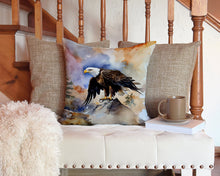 Load image into Gallery viewer, Eagle Throw Pillow - 14x14 Decorative Pillow – Art for Your Home &amp; Patio