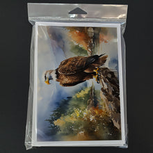 Load image into Gallery viewer, Eagle Greeting Cards - Blank Note Cards – 8-Pack of Artist-Designed Cards with Envelopes