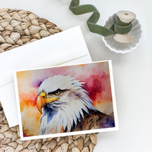Load image into Gallery viewer, Eagle Greeting Cards - Blank Note Cards – 8-Pack of Artist-Designed Cards with Envelopes