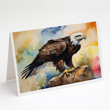Load image into Gallery viewer, Eagle Greeting Cards - Blank Note Cards – 8-Pack of Artist-Designed Cards with Envelopes