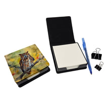 Load image into Gallery viewer, Eastern Screech Owl PU Leather Note Paper Holder