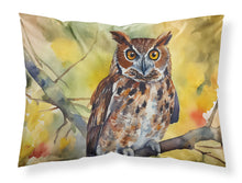 Load image into Gallery viewer, Eastern Screech Owl Standard Pillowcase – Artistic Decorative Front, White Back