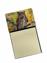 Load image into Gallery viewer, Eastern Screech Owl Sticky Note Holder- Refiilable Desk Accessory Note Pad