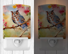 Load image into Gallery viewer, Eastern Screech Owl Ceramic Night Light