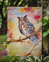 Load image into Gallery viewer, Eastern Screech Owl Garden Flag – Outdoor Decorative Yard Flag