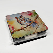 Load image into Gallery viewer, Eastern Screech Owl PU Leather Note Paper Holder