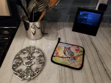 Load image into Gallery viewer, Eastern Screech Owl Pot Holders - Set of 2 Decorative Kitchen Helpers | Made in the USA