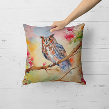 Load image into Gallery viewer, Eastern Screech Owl Throw Pillow