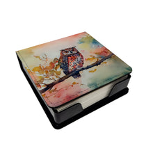Load image into Gallery viewer, Elf Owl PU Leather Note Paper Holder