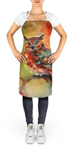Load image into Gallery viewer, Elf Owl Apron – Artist-Designed Kitchen, BBQ &amp; Craft Apron