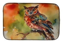 Load image into Gallery viewer, Elf Owl Dish Drying Mat