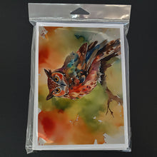 Load image into Gallery viewer, Elf Owl Greeting Cards - Blank Note Cards – 8-Pack of Artist-Designed Cards with Envelopes