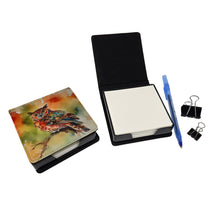 Load image into Gallery viewer, Elf Owl PU Leather Note Paper Holder