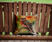 Load image into Gallery viewer, Elf Owl Throw Pillow - 14x14 Decorative Pillow – Art for Your Home &amp; Patio